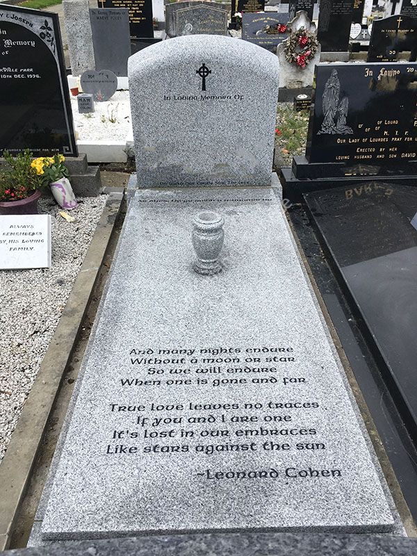 Grave Cover Slabs Concrete & Graphite Grave Slabs GMS